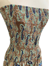 Strapless Blue Gitana Dress